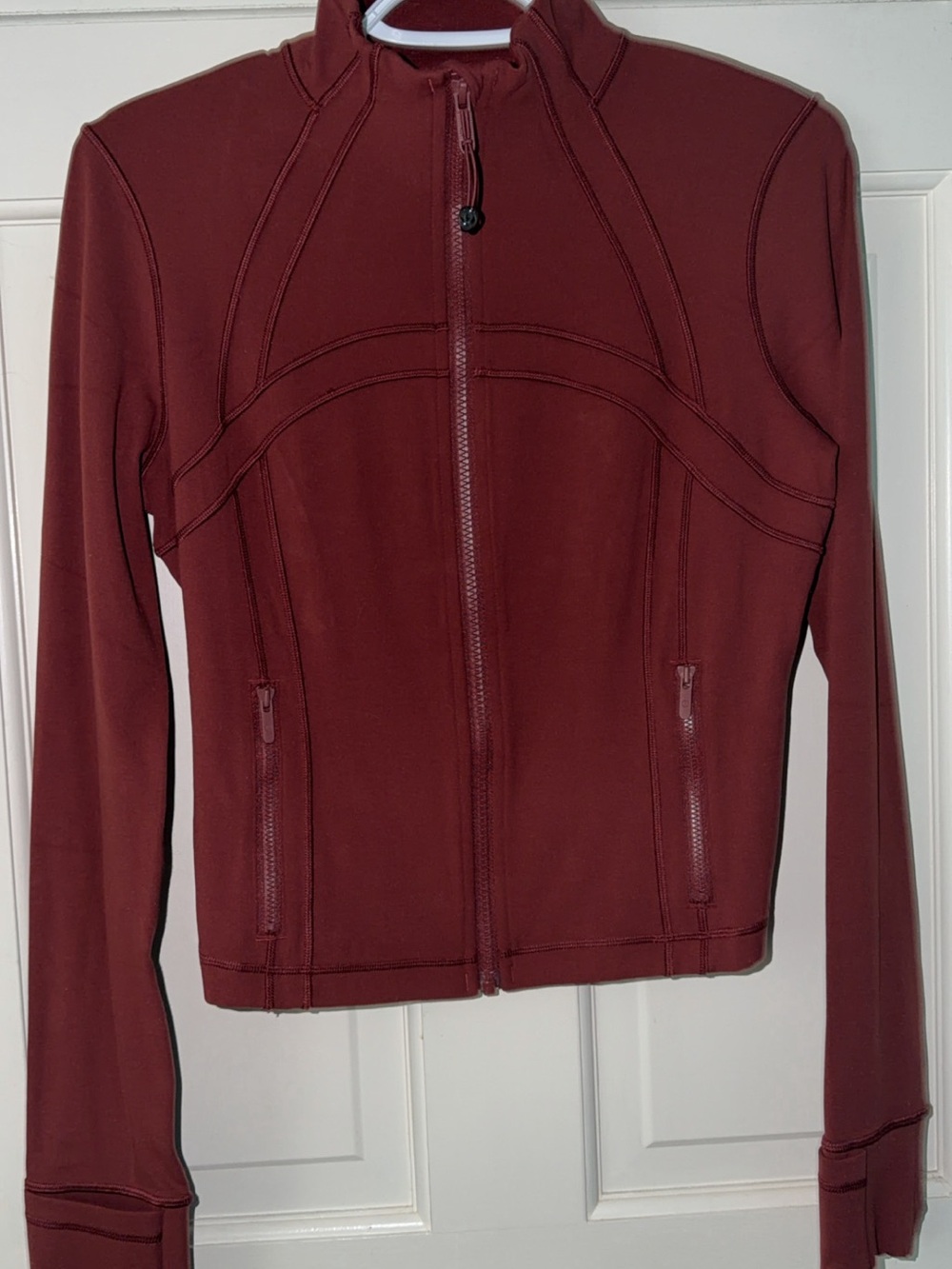 lululemon athletica Deep Maroon Zip-Up Jacket